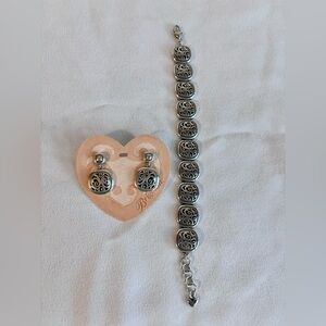 Brighton Spin Master Bracelet & Earrings Matching Set